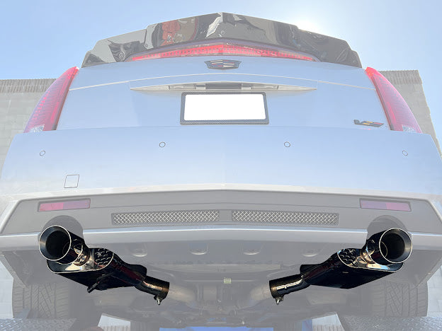 2009-2015 Cadillac CTS-V V2 | Sedan Stainless Steel Axle Back 4.25" Dual Tips Exhaust